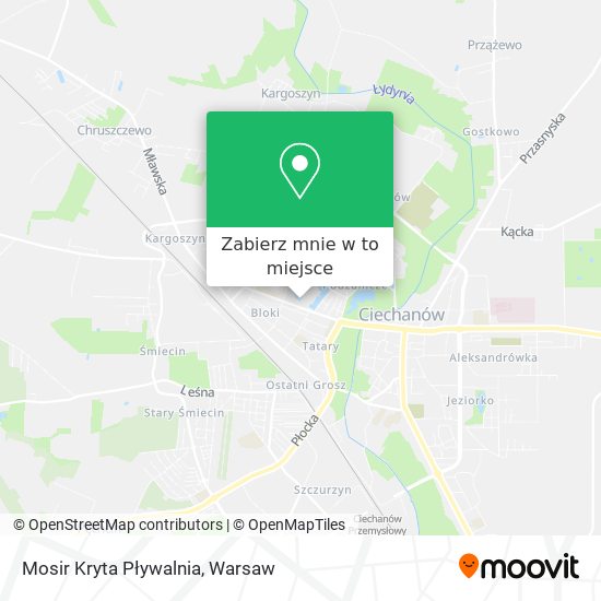 Mapa Mosir Kryta Pływalnia