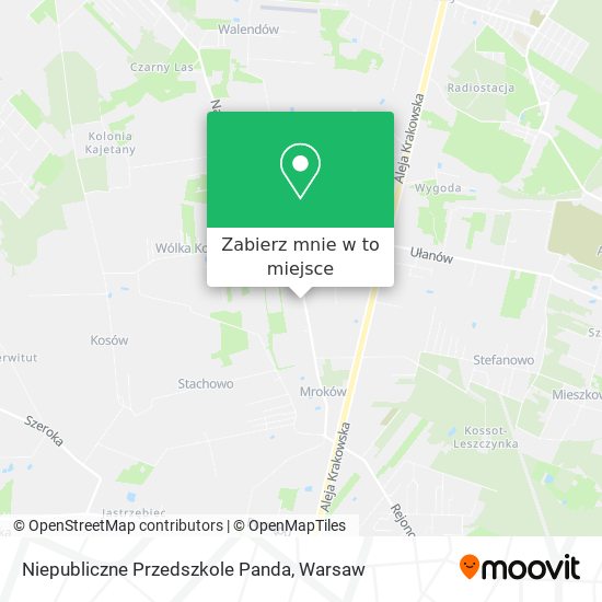 Mapa Niepubliczne Przedszkole Panda