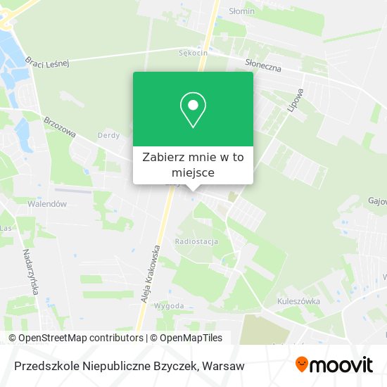 Mapa Przedszkole Niepubliczne Bzyczek