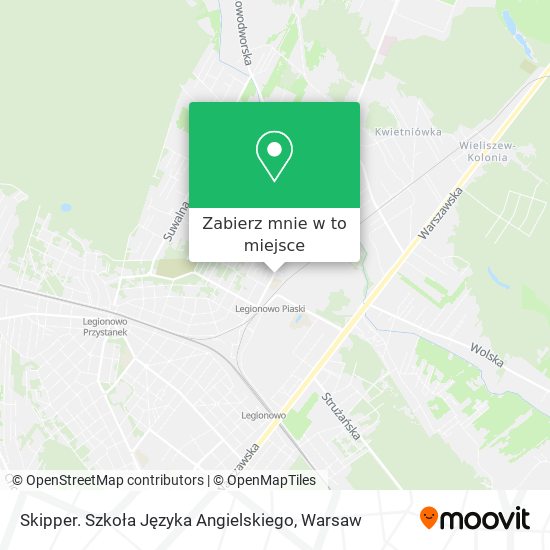 Mapa Skipper. Szkoła Języka Angielskiego