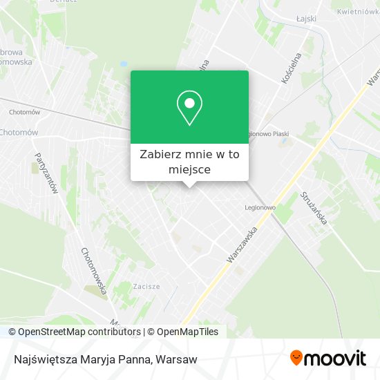 Mapa Najświętsza Maryja Panna