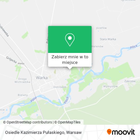 Mapa Osiedle Kazimierza Pułaskiego