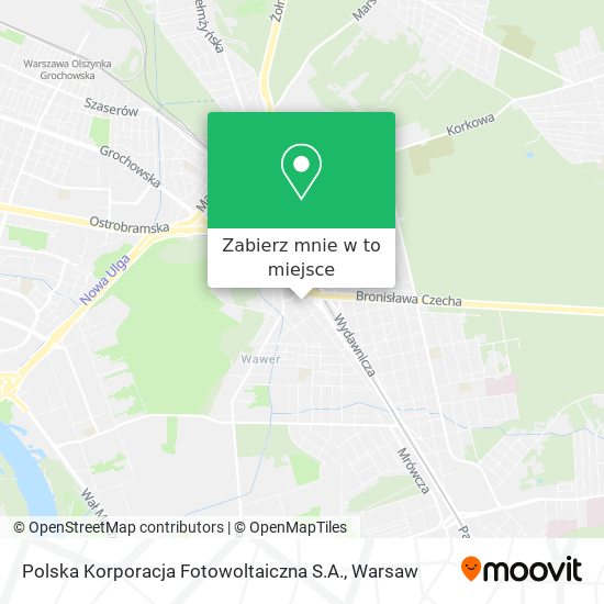 Mapa Polska Korporacja Fotowoltaiczna S.A.