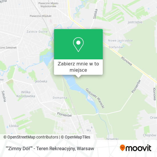 Mapa ""Zimny Dół"" - Teren Rekreacyjny