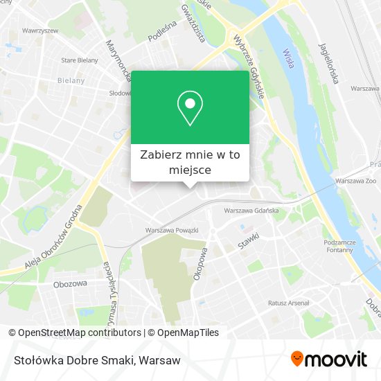 Mapa Stołówka Dobre Smaki