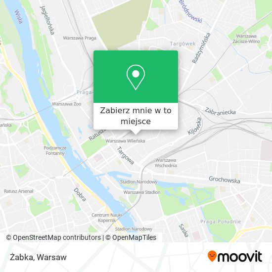 Mapa Żabka