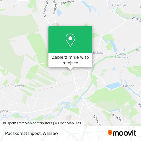 Mapa Paczkomat Inpost