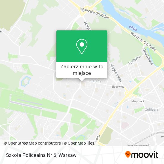 Mapa Szkoła Policealna Nr 6