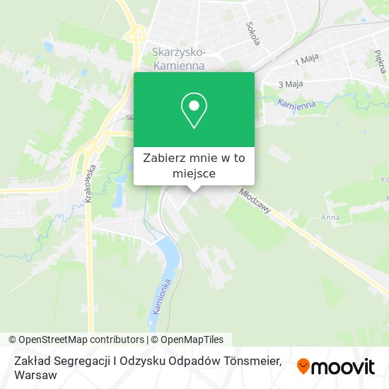 Mapa Zakład Segregacji I Odzysku Odpadów Tönsmeier