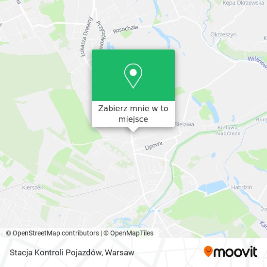 Mapa Stacja Kontroli Pojazdów