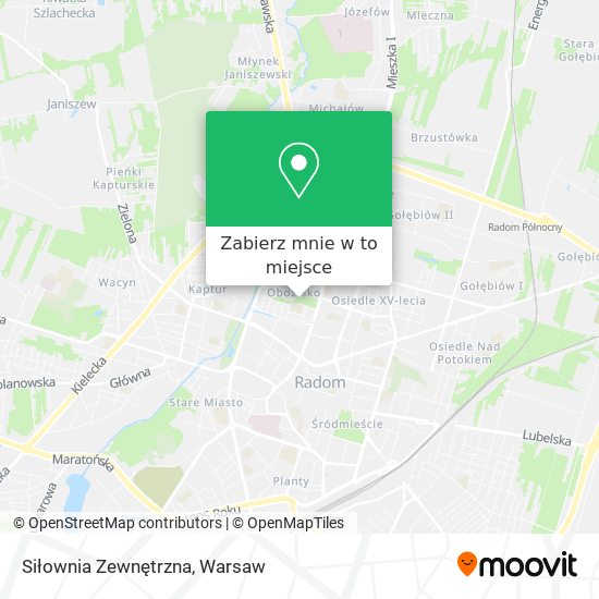 Mapa Siłownia Zewnętrzna