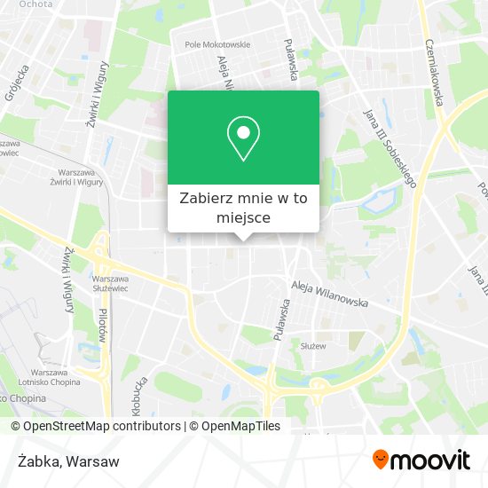 Mapa Żabka