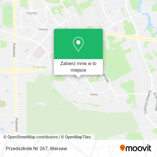 Mapa Przedszkole Nr 267