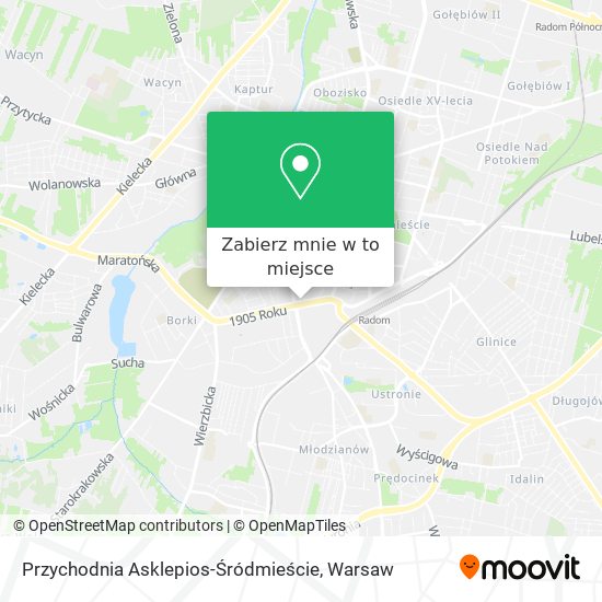 Mapa Przychodnia Asklepios-Śródmieście