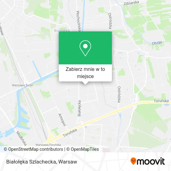 Mapa Białołęka Szlachecka