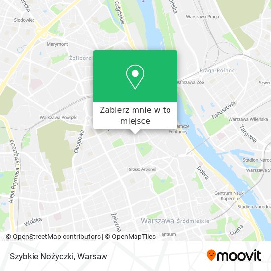 Mapa Szybkie Nożyczki