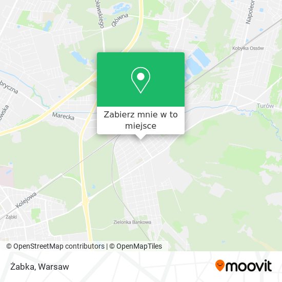 Mapa Żabka