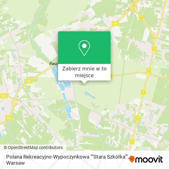 Mapa Polana Rekreacyjno-Wypoczynkowa ""Stara Szkółka""