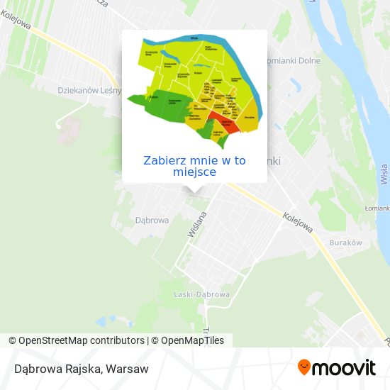 Mapa Dąbrowa Rajska