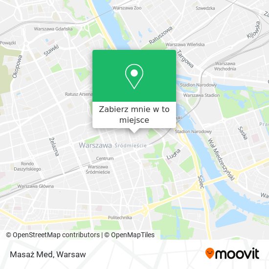 Mapa Masaż Med