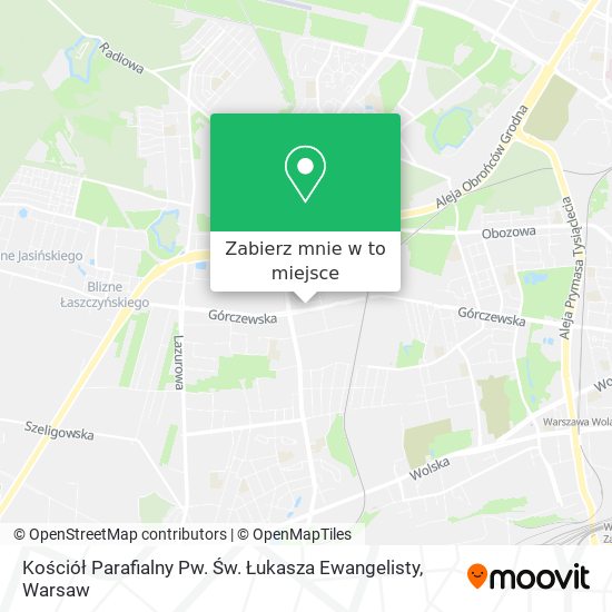 Mapa Kościół Parafialny Pw. Św. Łukasza Ewangelisty