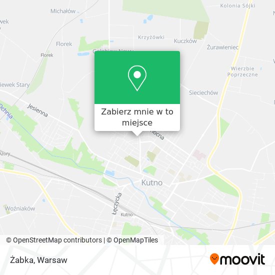 Mapa Żabka