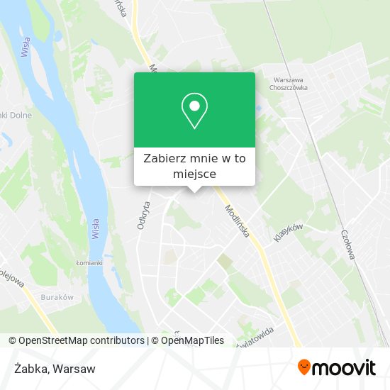 Mapa Żabka