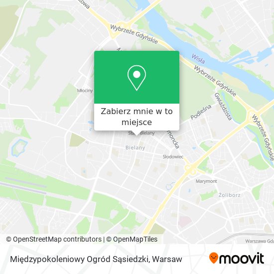 Mapa Międzypokoleniowy Ogród Sąsiedzki