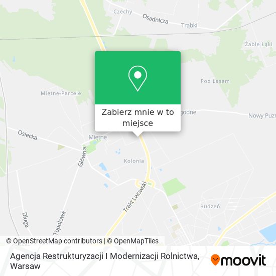 Mapa Agencja Restrukturyzacji I Modernizacji Rolnictwa