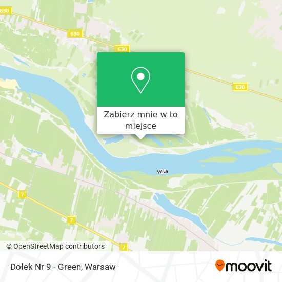 Mapa Dołek Nr 9 - Green