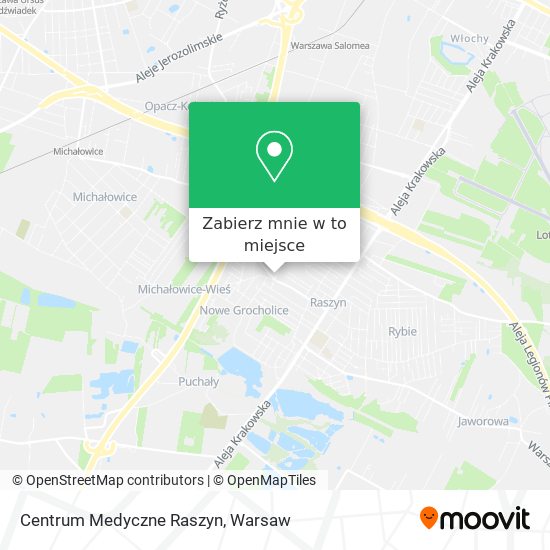 Mapa Centrum Medyczne Raszyn