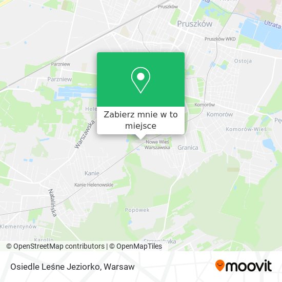 Mapa Osiedle Leśne Jeziorko