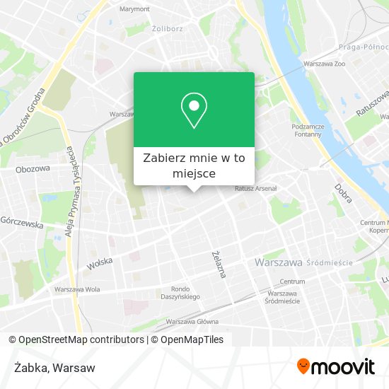 Mapa Żabka