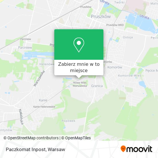 Mapa Paczkomat Inpost