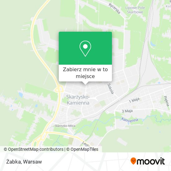 Mapa Żabka