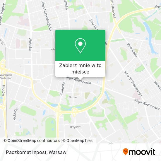 Mapa Paczkomat Inpost