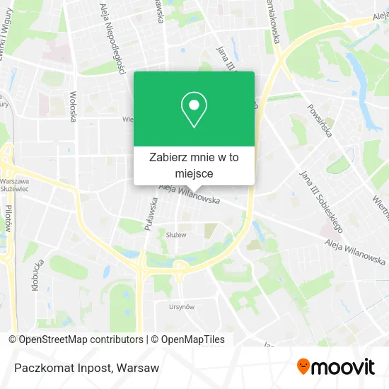 Mapa Paczkomat Inpost