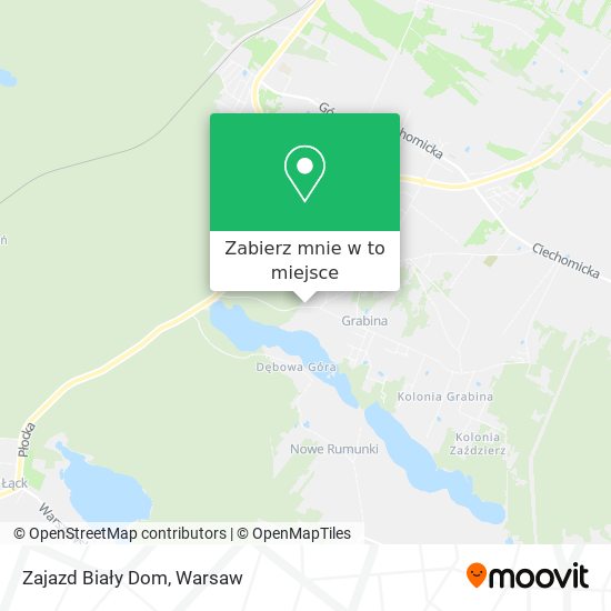 Mapa Zajazd Biały Dom