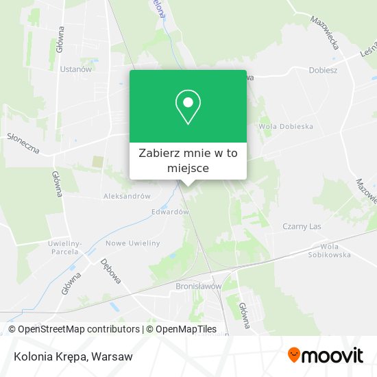 Mapa Kolonia Krępa