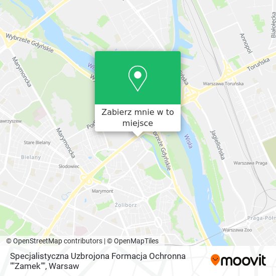 Mapa Specjalistyczna Uzbrojona Formacja Ochronna ""Zamek""