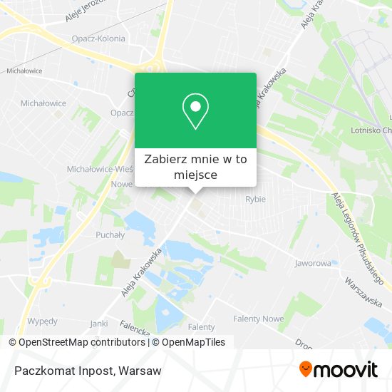 Mapa Paczkomat Inpost