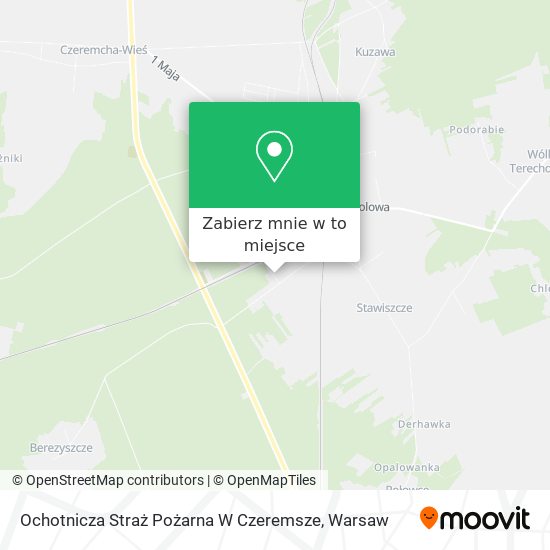 Mapa Ochotnicza Straż Pożarna W Czeremsze