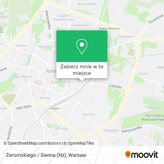 Mapa Żeromskiego / Sienna (Nż)