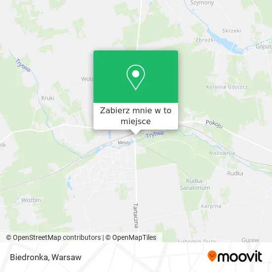 Mapa Biedronka
