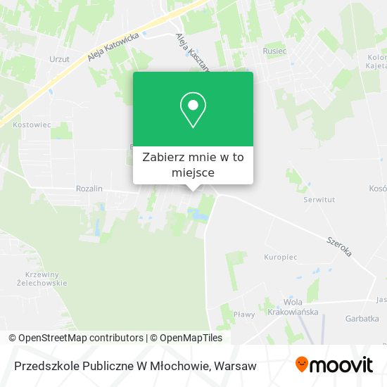 Mapa Przedszkole Publiczne W Młochowie