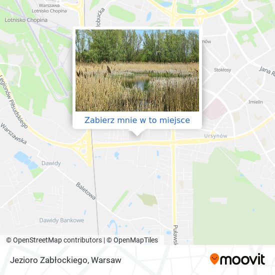 Mapa Jezioro Zabłockiego