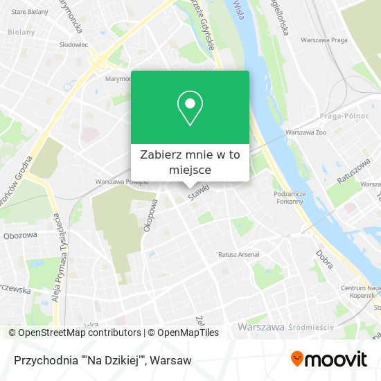 Mapa Przychodnia ""Na Dzikiej""