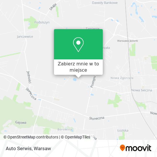 Mapa Auto Serwis