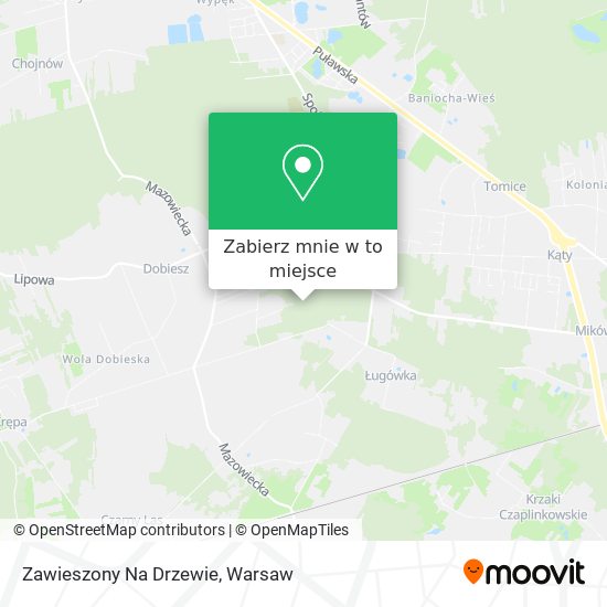 Mapa Zawieszony Na Drzewie