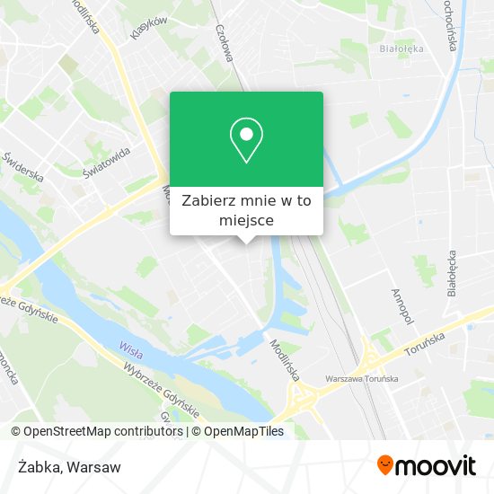 Mapa Żabka